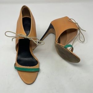 Tibi New York Stella Colorblock Sandals-Two-Toned Ties🖤